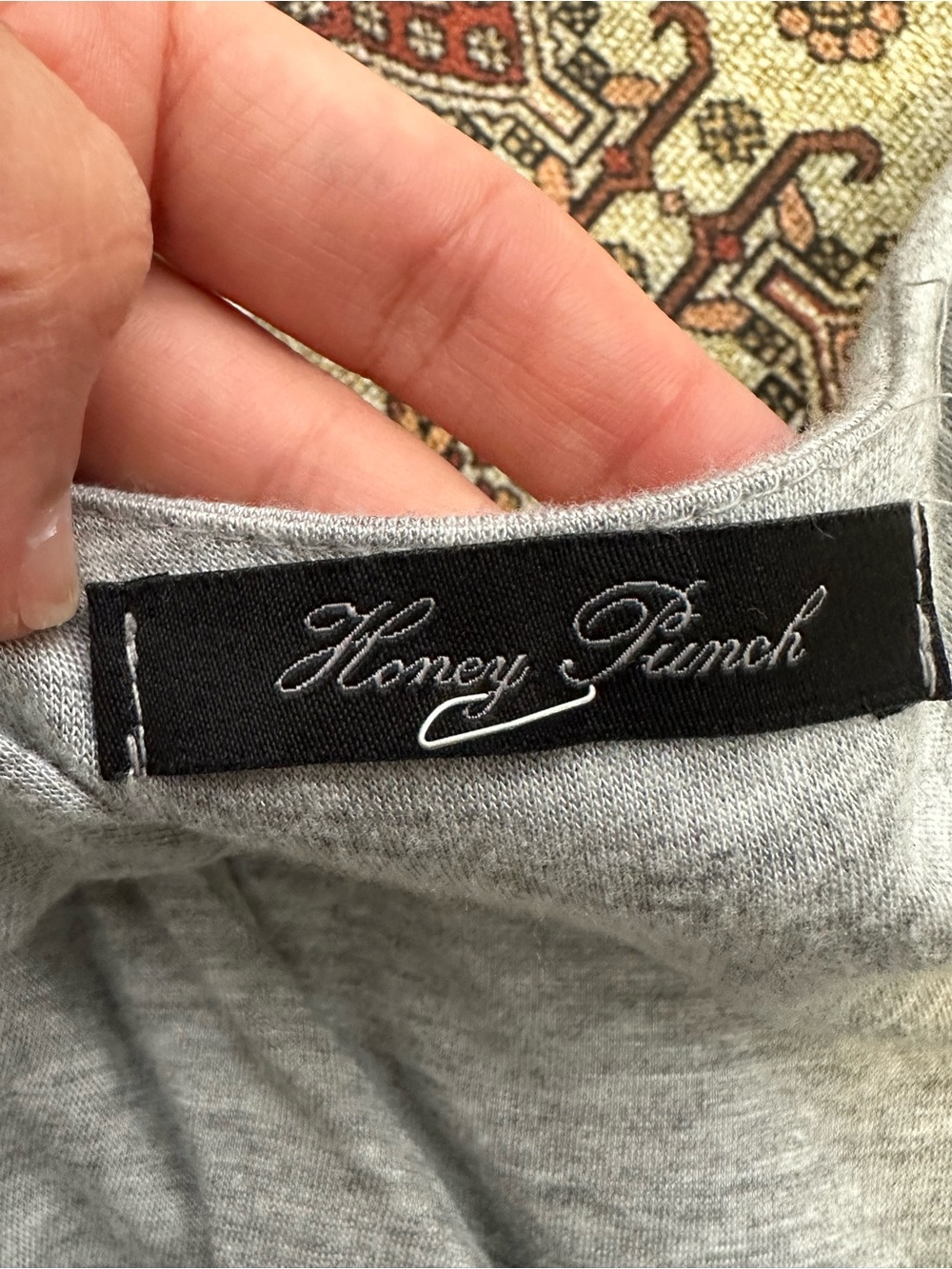 Honey Punch Grey Racerback Maxi Dress - Picture 5 of 7